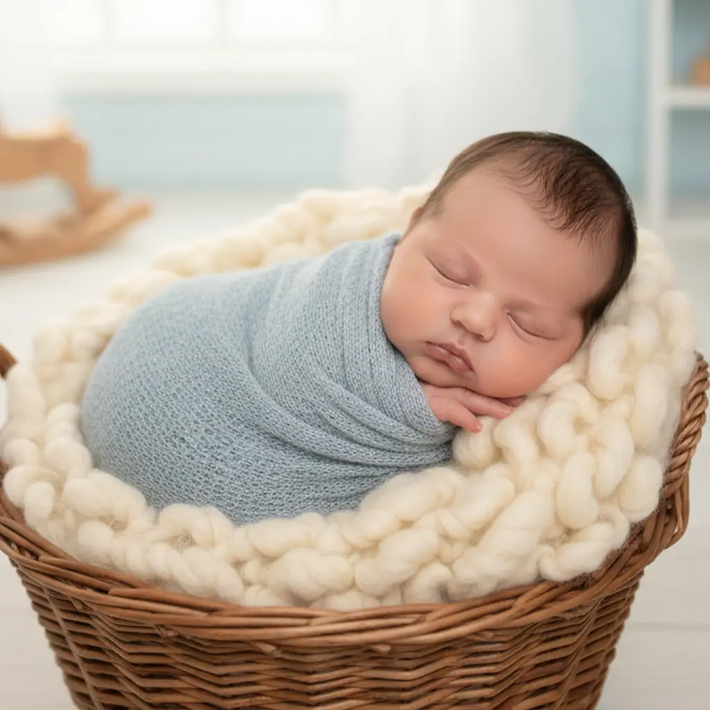 Detalle de manos de bebé recién nacido - sesión newborn Ocaña